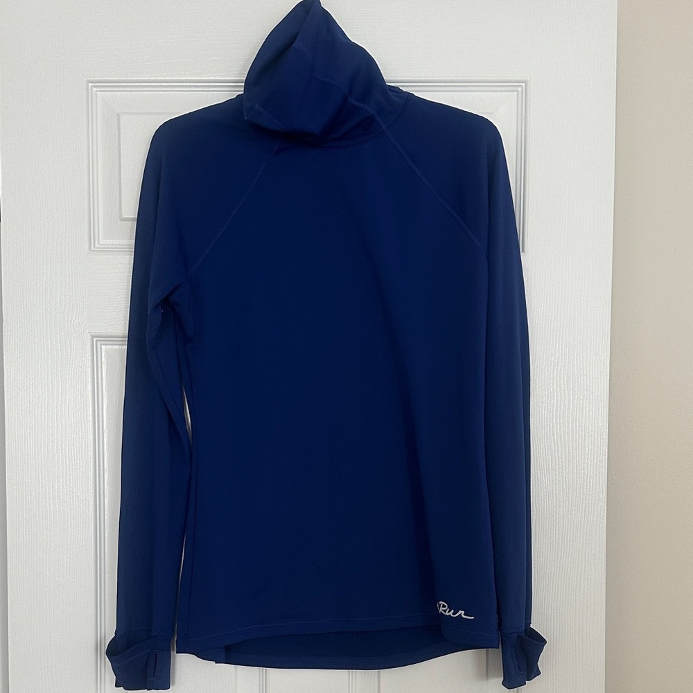 Women’s UnderArmour Fitted Lightweight Running Top in Blue, XL